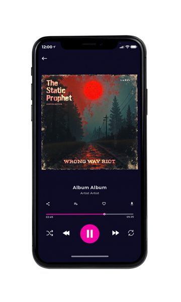 Tablet view of Premade Rock,Punk & Alternative Album Cover - Outer Space #11943 | AlbumArtZone*