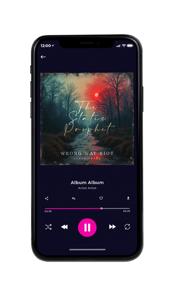 Tablet view of Premade Electronica & Ambient Album Cover - Outer Space #11957 | AlbumArtZone*