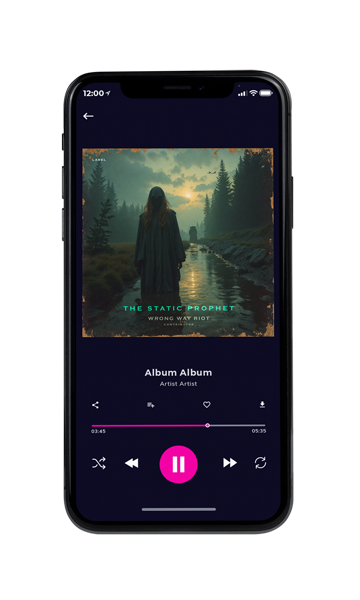Tablet view of Premade Contemporary Music Album Cover - Heavy Metal #11974 | AlbumArtZone*