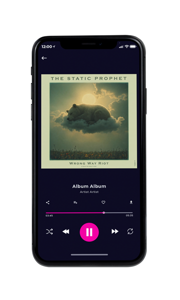 Tablet view of Premade Podcast Album Cover - Finch #11982 | AlbumArtZone*