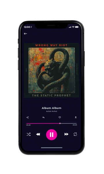 Tablet view of Premade Electronica & Ambient Album Cover - Heavy Metal #11990 | AlbumArtZone*