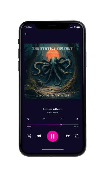Tablet view of Premade Electronica & Ambient Book Cover - Outer Space #12025 | AlbumArtZone*