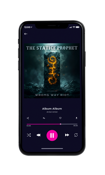 Tablet view of Premade Electronica & Ambient Album Cover - Bunker #12027 | AlbumArtZone*