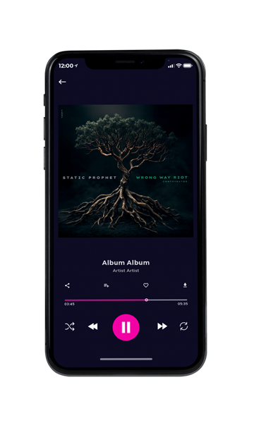 Tablet view of Premade Electronica & Ambient Album Cover - Bunker #12031 | AlbumArtZone*