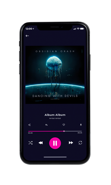 Tablet view of Premade Electronica & Ambient Album Cover - Firefly #12054 | AlbumArtZone*