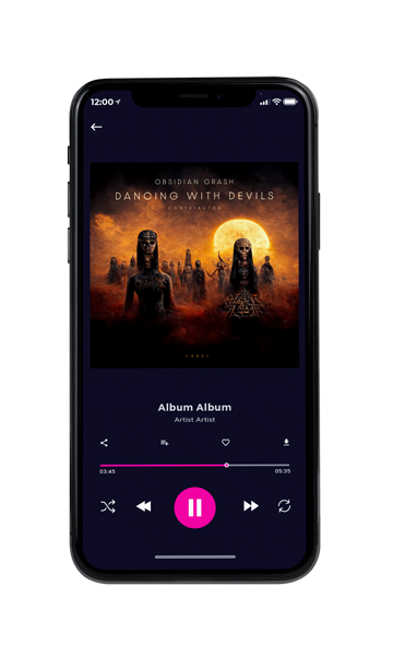 Tablet view of Premade Podcast Album Cover - Tussock #12057 | AlbumArtZone*