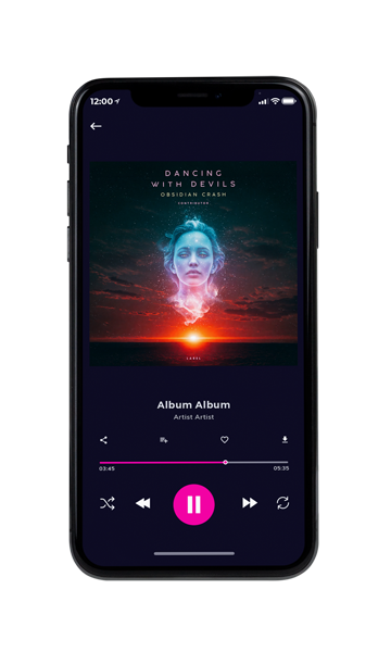Tablet view of Premade Contemporary Music Album Cover - Bunker #12089 | AlbumArtZone*