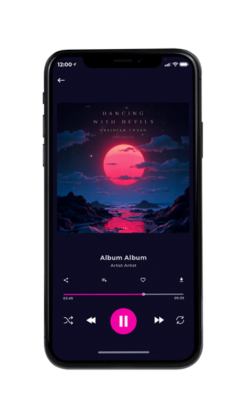 Tablet view of Premade Contemporary Music Album Cover - Mirage #12090 | AlbumArtZone*