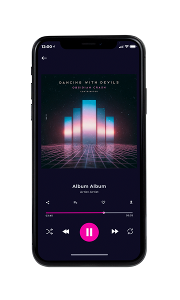 Tablet view of Premade Electronica & Ambient Album Cover - Bunker #12097 | AlbumArtZone*