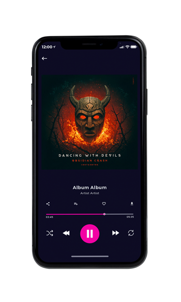 Tablet view of Premade Electronica & Ambient Album Cover - Piper #12101 | AlbumArtZone*