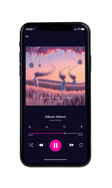 Tablet view of Premade Podcast Album Cover - Brandy Rose #12194 | AlbumArtZone*