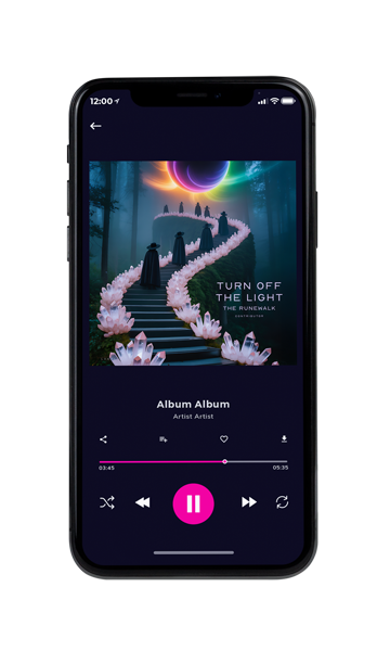 Tablet view of Premade Podcast Album Cover - Mirage #12210 | AlbumArtZone*