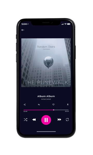 Tablet view of Premade Electronica & Ambient Album Cover - Oslo Gray #12312 | AlbumArtZone*
