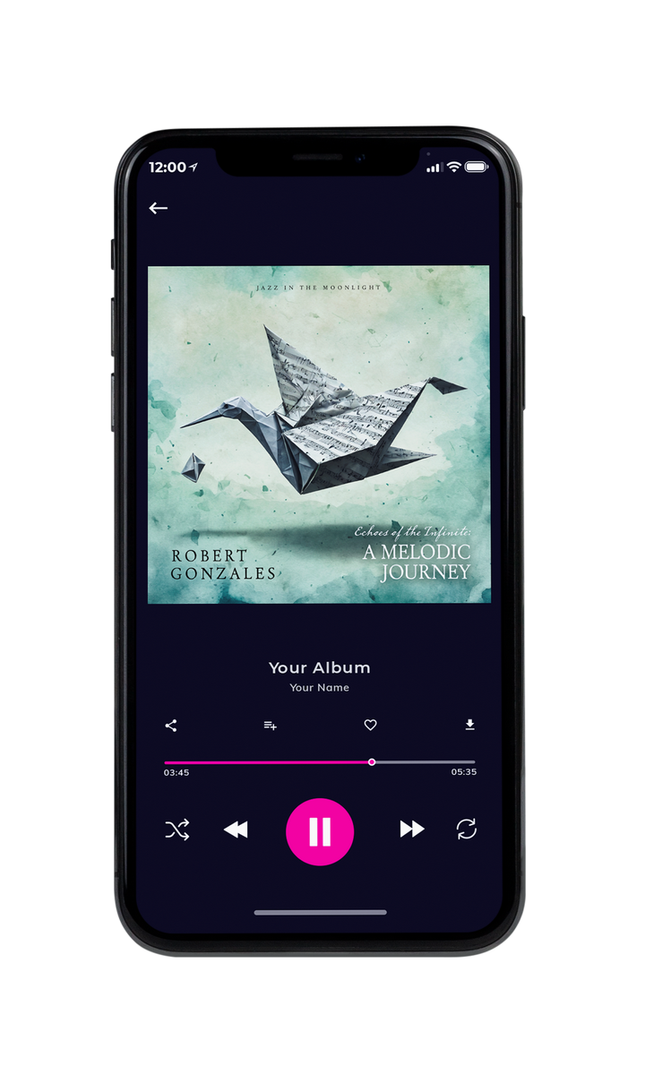 Tablet view of Premade Contemporary Music Album Cover - Tasman #15000 | AlbumArtZone*