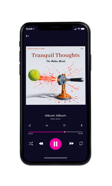 Tablet view of Premade Indie & Folk Music Album Cover - Ebb #16019 | AlbumArtZone*