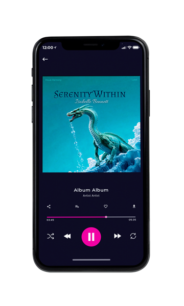 Tablet view of Premade Pop Album Cover - Eastern Blue #16034 | AlbumArtZone*