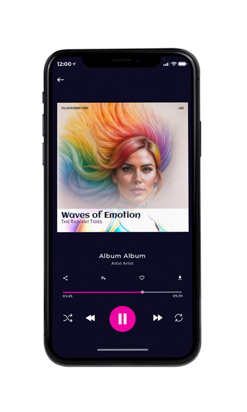 Tablet view of Premade Pop Album Cover - Soft Amber #16115 | AlbumArtZone*