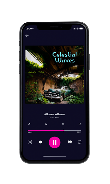 Tablet view of Premade Electronica & Ambient Album Cover - Eagle #16172 | AlbumArtZone*