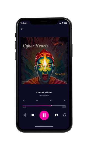Tablet view of Premade Contemporary Music Album Cover - Thunder #16192 | AlbumArtZone*