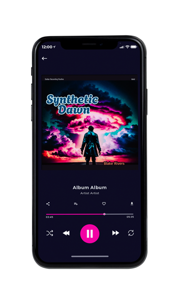 Tablet view of Premade EDM, House & Dub Album Cover - Ebony #16246 | AlbumArtZone*