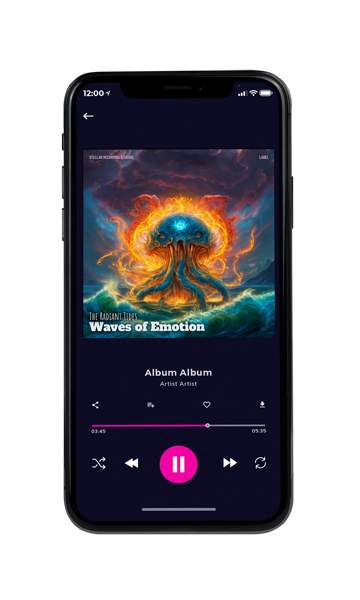 Tablet view of Premade Electronica & Ambient Album Cover - Limed Spruce #16252 | AlbumArtZone*