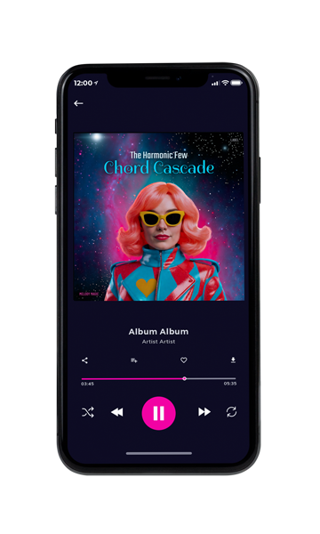 Tablet view of Premade Pop Album Cover - Matrix #16268 | AlbumArtZone*
