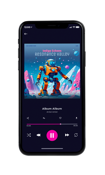 Tablet view of Premade Electronica & Ambient Album Cover - Wedgewood #16270 | AlbumArtZone*