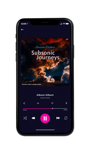 Tablet view of Premade Electronica & Ambient Album Cover - Thunder #16286 | AlbumArtZone*