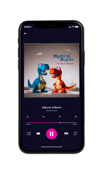 Tablet view of Premade Music for Children Album Cover - Squirrel #16302 | AlbumArtZone*