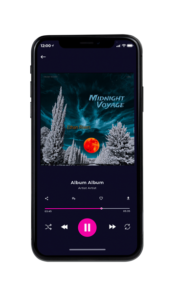 Tablet view of Premade Electronica & Ambient Album Cover - Del Rio #16318 | AlbumArtZone*