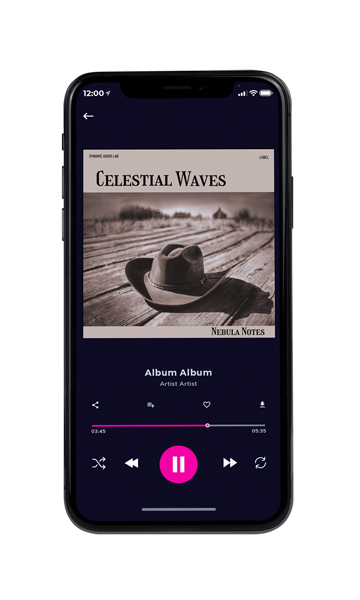 Tablet view of Premade Country & Acoustic Book Cover - Bronco #16340 | AlbumArtZone*