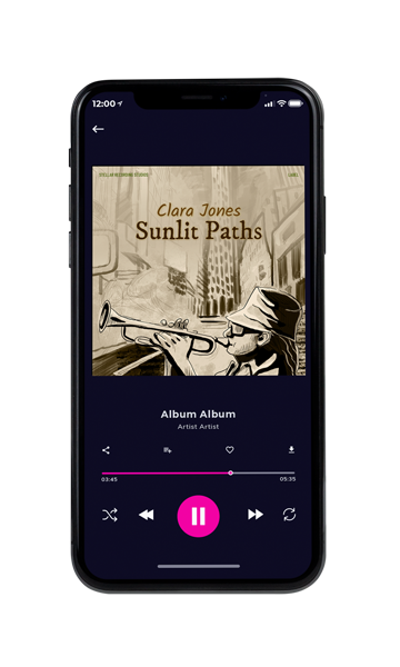 Tablet view of Premade Traditional Jazz & Blues Album Cover - Vanilla #16344 | AlbumArtZone*