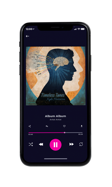 Tablet view of Premade Electronica & Ambient Album Cover - Outer Space #16387 | AlbumArtZone*