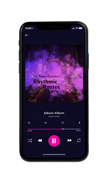Tablet view of Premade Electronica & Ambient Album Cover - Amethyst #16404 | AlbumArtZone*