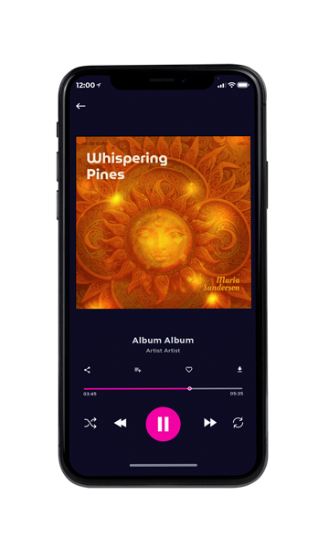 Tablet view of Premade Electronica & Ambient Album Cover - Rich Gold #16412 | AlbumArtZone*