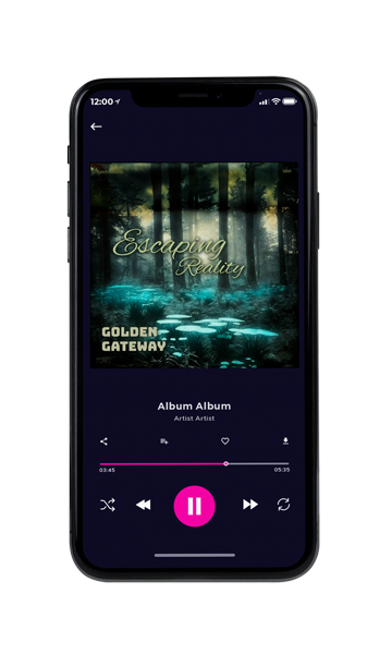 Tablet view of Premade Podcast Album Cover - Racing Green #16440 | AlbumArtZone*
