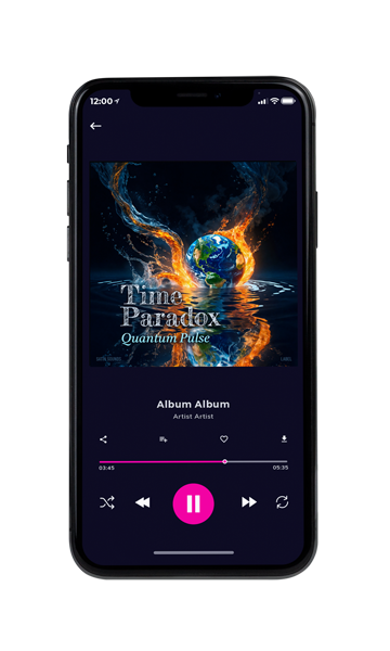 Tablet view of Premade Contemporary Music Album Cover - Vulcan #16453 | AlbumArtZone*