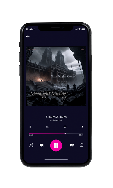 Tablet view of Premade Electronica & Ambient Album Cover - Shark #16462 | AlbumArtZone*
