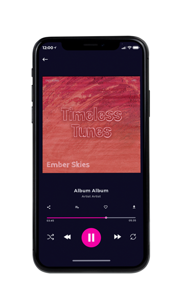 Tablet view of Premade Contemporary Music Album Cover - Matrix #16468 | AlbumArtZone*