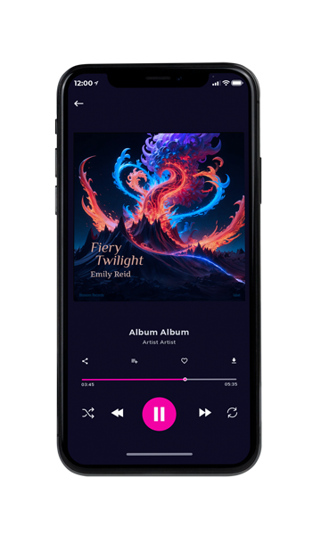 Tablet view of Premade Podcast Album Cover - Contessa #16494 | AlbumArtZone*