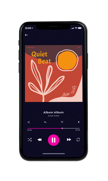 Tablet view of Premade Contemporary Music Album Cover - Crail #16525 | AlbumArtZone*