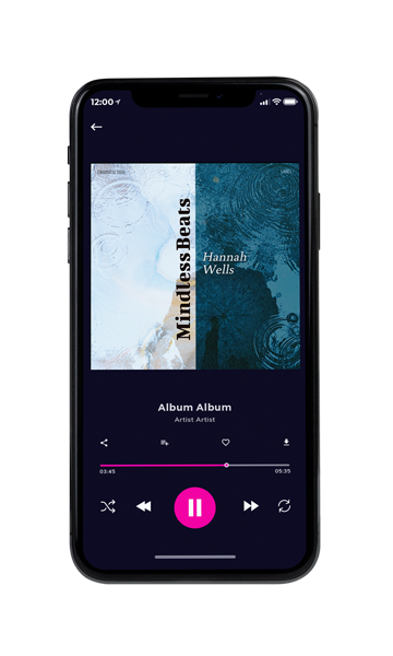 Tablet view of Premade Contemporary Music Book Cover - Blue Dianne #16531 | AlbumArtZone*