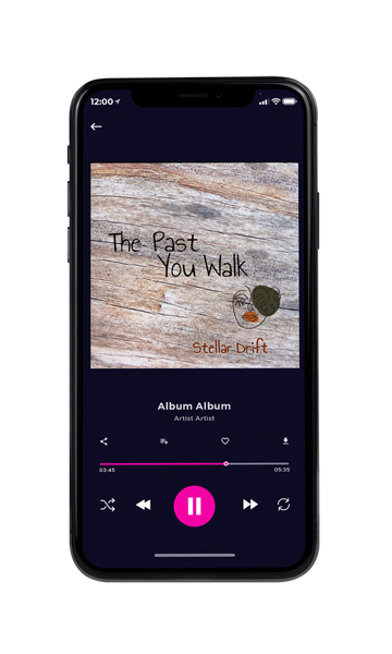 Tablet view of Premade Country & Acoustic Album Cover - Silver Rust #16574 | AlbumArtZone*