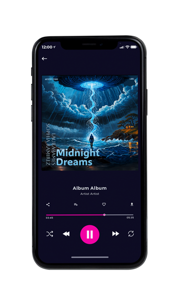 Tablet view of Premade Electronica & Ambient Book Cover - Big Stone #16584 | AlbumArtZone*