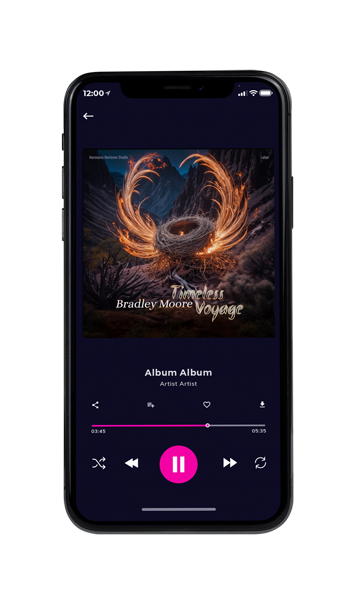Tablet view of Premade Electronica & Ambient Album Cover - Thunder #16603 | AlbumArtZone*