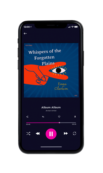 Tablet view of Premade Pop Album Cover - Deep Sapphire #16612 | AlbumArtZone*
