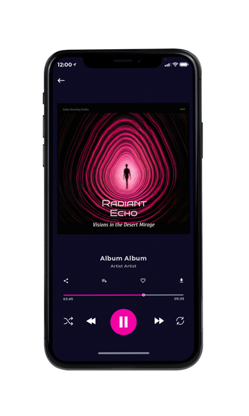 Tablet view of Premade Contemporary Music Album Cover - Mulberry #16656 | AlbumArtZone*