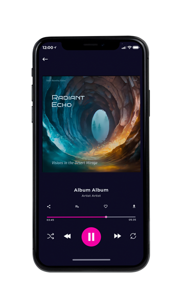 Tablet view of Premade Electronica & Ambient Album Cover - Outer Space #16657 | AlbumArtZone*