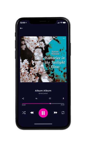 Tablet view of Premade Electronica & Ambient Album Cover - Cloud #16665 | AlbumArtZone*