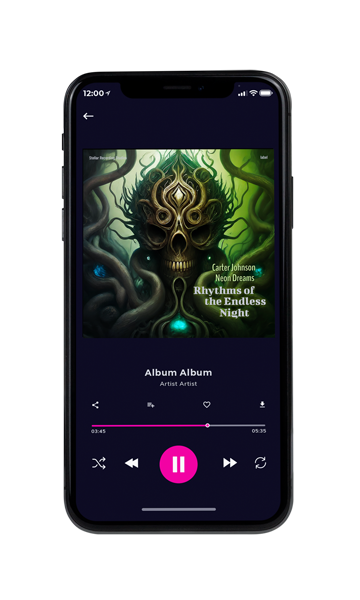 Tablet view of Premade Electronica & Ambient Album Cover - Green Kelp #16673 | AlbumArtZone*